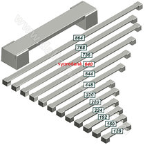 Madlo F6044B, inox