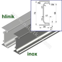 Gripless profil typ- "C"  L-3,5m