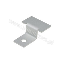 LED PROFIL - Zafrézovatelný- koncovka - hliník /Zobal