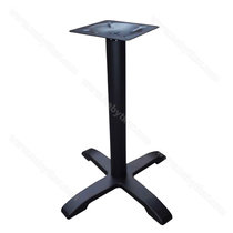 Centrálna noha barová - HD270 - fi 76x730 mm,spodok štvorramenný 620x620 mm,(9 kg) čierna