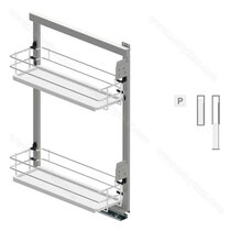 MAXIMA EVO 2  MINI 15X50-2P.,BOČNÝ,P. chróm - biely /Rejs