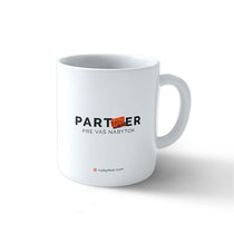 Hrnček 330ml, Partner, Biely