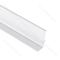 Gripless LIGHT profil typ- "L"  L-3,5m biely lesk RAL 9003