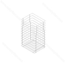 Kôš na bielizeň 30, š230hl280v460mm,biely /Rejs