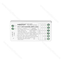 LED dialkový prijímač 3v1  RGB,RGBW,CCT 12V,WIFI+2.4G,  biely