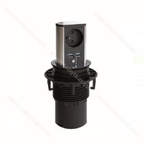 Stol.vyťahovacia zásuvka 928.020 Elevator home, 1x 230V+ usb nabíjačka