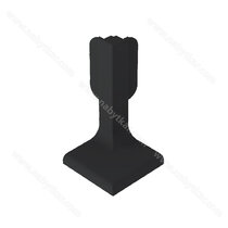 Gripless LIGHT uholník vonkajší na profil typ "L" čierny 