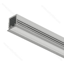 Häfele Loox5 profil 1104 pro osvětlovací LED pásky, Hliník, strieborný elox, 2500 mm 833.94.102