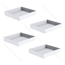 341PRO Koše biele (sada 4 ks ) 900 x 480 pre šírku dvierí 450 mm  / SIGE