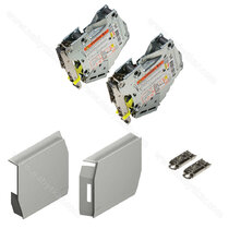 SET- AVENTOS HK-S "E"',TIP-ON, DTD Uchyty+krytky, SIVÝ