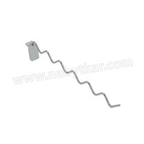 Wall sys. - Vešiak obchodný zig-zag, 254mm