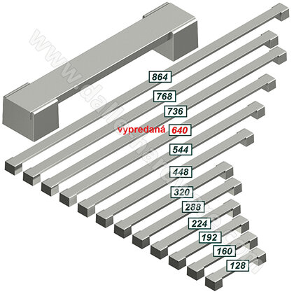Madlo F6044B, inox