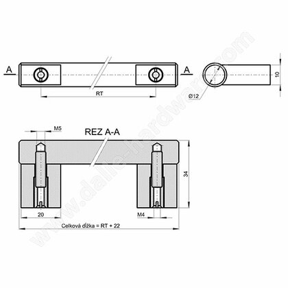 Madlo F5534 -  inox
