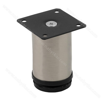 Nábytk.noha Fi50, 150mm inox 