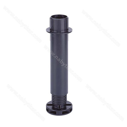 HETTICH 47631 Oporná noha 170 mm čierna