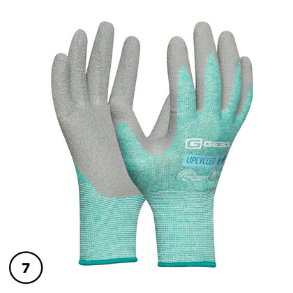 Rukavice Upcycled Grip svetielkovo zelená č.7
