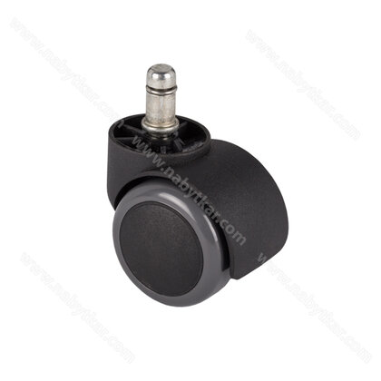   Koliesko otočné fi 50 mm s tŕňom fi 11 mm  pre kancelársku stoličku  /Nábytkár