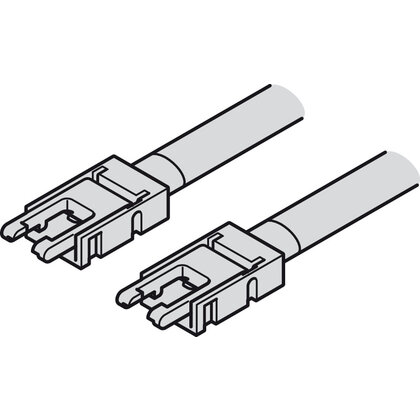Propojovací kabel, Pro Häfele Loox5 osvětlovací LED pásku, 8 mm, L 50 mm