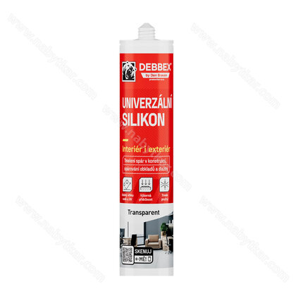 Silikon univerzálny 280 ml transparent   / Den Br.