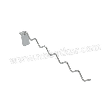 Wall sys. - Vešiak obchodný zig-zag, 254mm