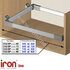 Výs.kôš prútený na bielizeň K23, 848-920,hliník /Iron line