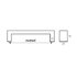 Madlo F5805, inox