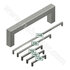 Madlo F5809 -plný profil 9x9mm, inox LUX /Dalle