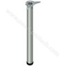 Stol.noha 60/710mm, striebro RAL9006 /Swell