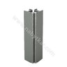 Roh k coklovej lište H-120, brúsený inox