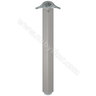 Stol.noha 60x60/820/R, inox
