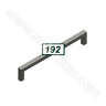 Madlo F5809 -plný profil 9x9mm 192mm, inox LUX /Dalle