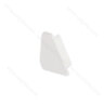LED PROFIL - 16x13mm Rohový, Profil - hliník, koncovka biela , ľavá/CP