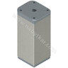 Nábytk.noha NA6 40x40 h- 100, Inox