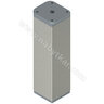 Nábytk.noha NA6 40x40 h- 150, Inox